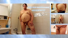 vor der badewanne abgespritzt