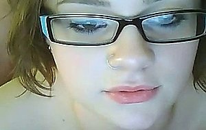 Chubby redhead fucked on   webcam