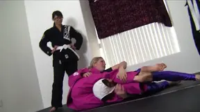 Karateka's Fetish Feet Engage in Seductive Martial Arts Fight Fantasy