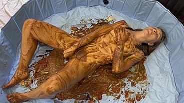 Food Sploshing with a Sex Toy Orgasm (WAM)