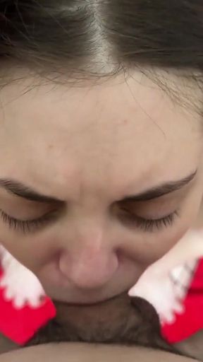 Very Hot Sloppy Gagging Deepthroat Blowjob POV