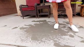 cheerleader coach sushii xhyvette wetting her panties