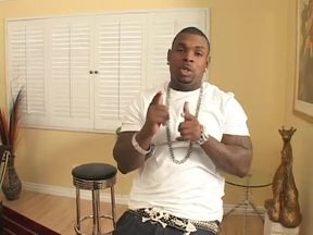 Black monster cock slams a black chick