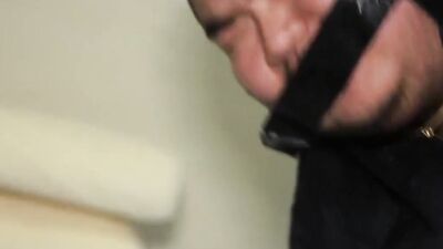 Asian guy is bound and fucked by that kinky chubby man
