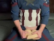 Captain America shows you what America’s cock can do