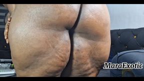 Horny BBW Solo Orgasm Masturbation and Squirt | Full Video on Red - Mara Exotic