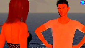 Tsukino Tempts Her Mom’s Lover into a Wild FFM Threesome in Anime Fantasy Adventure