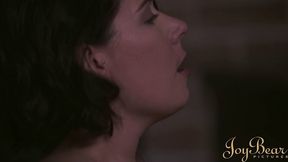 Tattooed Girlfriends Belle Ohara And Eva Ray Share Double Ended Dildo