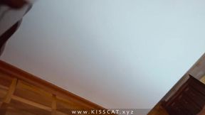 Stepson bangs stepmom and finally gets a girl - hotel room sex with a shaved pussy finish