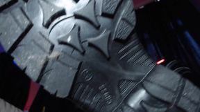 Alpha in Leather, Foot and Spit Domination