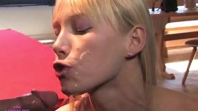 Laureen's Face Gets Drenched in Cum While She Gets Gangbanged