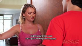 sexmex - she fucks the delivery guy . emily thorne