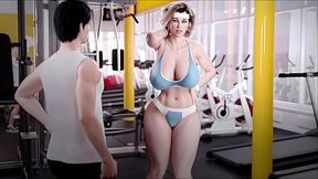 Apocalust By Psychodelusional - Pervert Stepmom Showing off Her Cock Sucking Skills, he came a Lot in her mouth