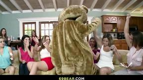 ”Dozens of girls sharing male stripper dicks”