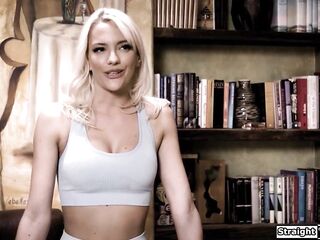 Large bazookas golden-haired matchmaker Kenna James craves her client all for herself.The breasty playgirl kisses him and deepthroats his rod previous to shes snatch licked