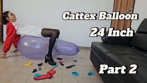 Marianna with cattex balloon 24 inches LONG NECK- PART 2