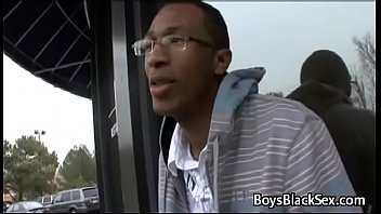 Black Gay Muscular Man Seduces Teen White BOy For A Good Fuck 10