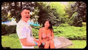 Stacy Cruz Dominates Two Big Dicks in Intense Threesome Blowjob