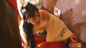 Asian Wench Gets Her Pussy Pounded Hard Doggystyle by His Cock