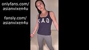 AsianVixen4U training hard for thicker cock fantasy