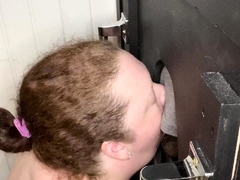 Glory Hole Blowjobs and Brunettes