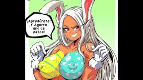 Latina Animation Beauty Teases with Sexy Curves Easter Fun