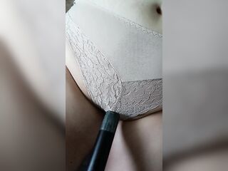 vacuuming through panties