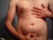 boy jerks off and cums on camera