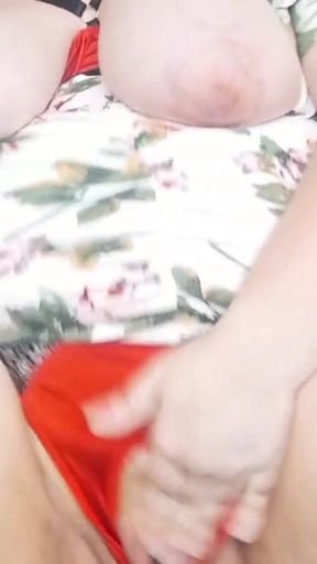 Epic moment from &quot;Naughty Solo Show: Boob Play + Squirting Orgasm&quot;
