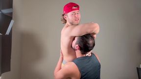 Sweaty Jock Pits Choke Worship Slut Gushing Cum Explosion
