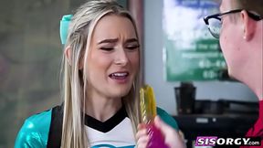 Classy girlfriends get hardcore fucked in classroom