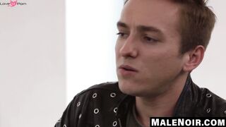 MaleNoir.com - I worship Max Konnor's swollen cock before anal action