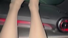 Chastity brings an unexpected surprise outdoors