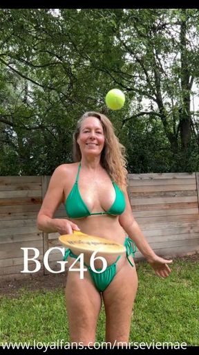 🔥New! New! New! BG46 Green Bikini POV💚