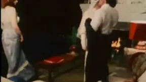 Classic chicks share fun group sex with giant toys