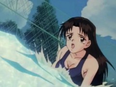 Swimsuit hentai allhole drilled in the swimming pool