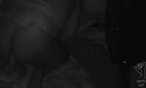 Amputee’s late night anal gape nearly gets him caught