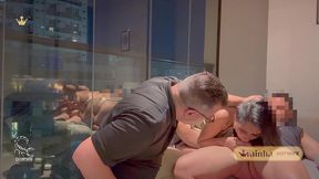 o amante arrombou a bucetinha da rainha hotwife na sacada e o corno so na punheta - videos completos no sheer