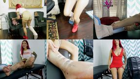 Stefania's real broken ankle story: Leg cast, Broken Ankle, Medical Fetish- 4k
