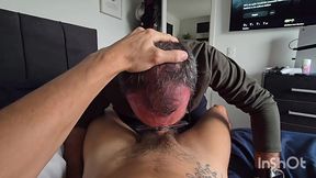 dando gosto para o rick paixao. ele chegou da academia e eu ja cai de boca