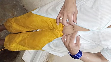 Desi Amrozia Nude / Nacked Bathing indian Village Bathroom, washing (Gand phuddi) ass, pussy and Boobs