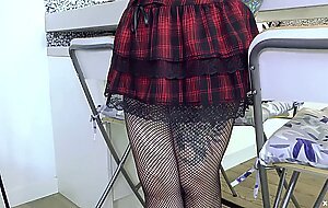 Polish brunette in three hot actions