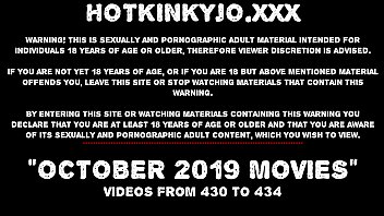 OCTOBER 2019 News at HOTKINKYJO site: double anal fisting, prolapse, public nudity, large dildos