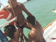Sparta - Hardcore Cock Riding And Mouth Fucking On A Boat!
