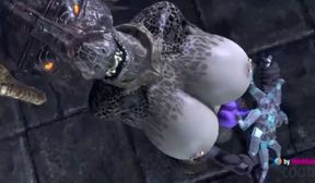 Skyrim Argonian Futa vs Unusual Stone