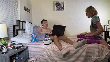 FULL VID! Young Crypto Nerd learns how to get a girlfriend with help from his HOT StepMom - ft. @SmartyKat314 and @LofiDreamz