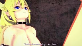 koopa-hime - bowsette getting fucked pov - part 1 (titi job and blow job) (part 2 on premium)