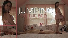 Jumping on the bed