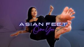 Asian Feet own you