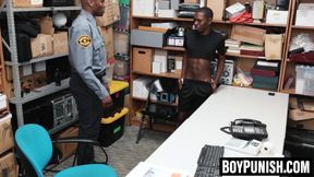 BoyPunish.com - Black perp's office BBC bang by dominant cop